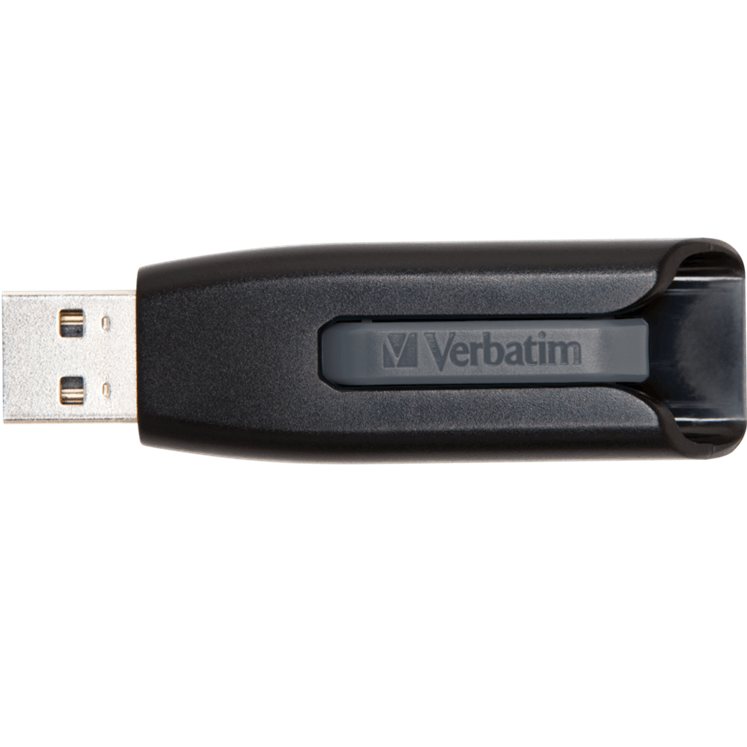 Verbatim Store-N-Go V3 USB Hard Drive 3.0 256Gb Grey High Speed 49168 - SuperOffice