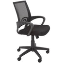 Vesta Chair Black Mesh Back With Fabric Seat Black VESTABK - SuperOffice