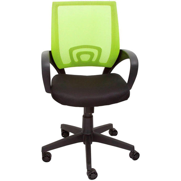 Vesta Chair Lime Mesh Back With Fabric Seat Black VESTALM - SuperOffice