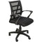 Vienna Mesh Chair Medium Back Black VIENNABK - SuperOffice