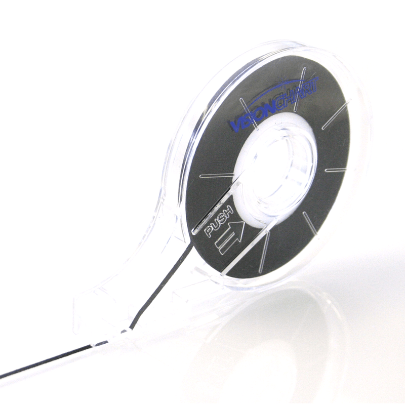 Visionchart Adhesive Lining Gridding Tape 1.5mmx13m Black Hangsell VA0007 - SuperOffice