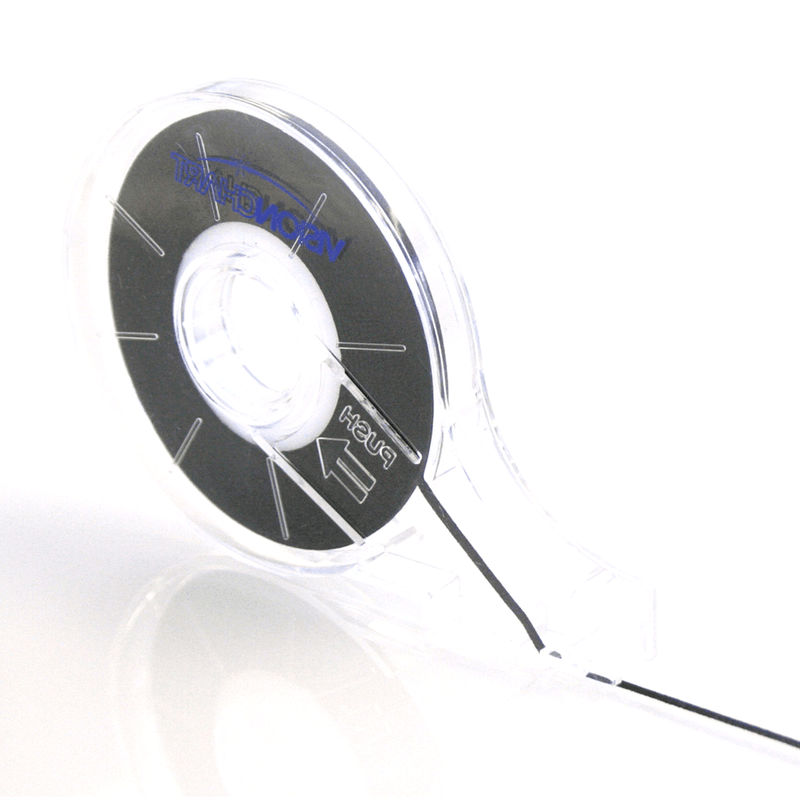 Visionchart Adhesive Lining Gridding Tape 1.5mmx13m Black Hangsell VA0007 - SuperOffice