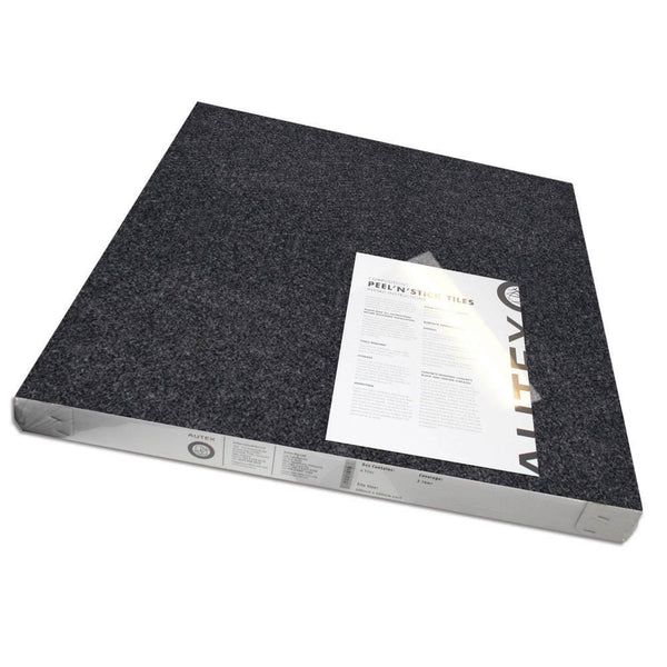 Visionchart Autex Acoustic Fabric Peel N Stick Tiles 600 X 600Mm Charcoal Pack 6 QSTCHA - SuperOffice