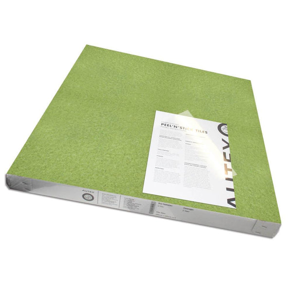 Visionchart Autex Acoustic Fabric Peel N Stick Tiles 600 X 600Mm Lime Pack 6 QSTLIM - SuperOffice