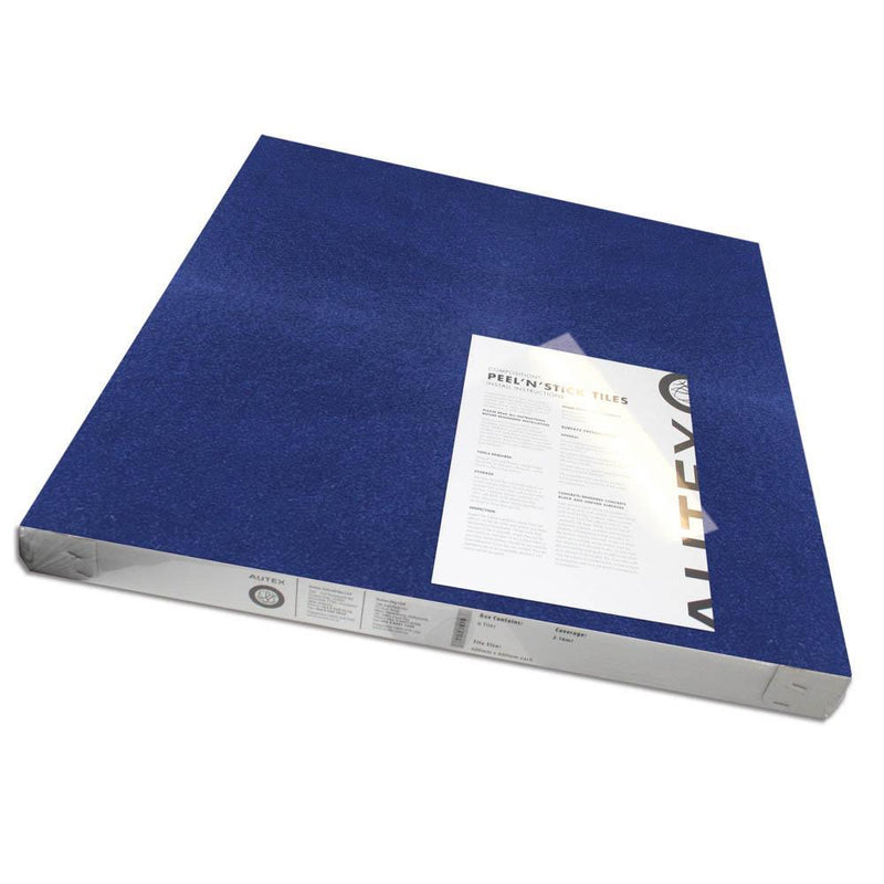 Visionchart Autex Acoustic Fabric Peel N Stick Tiles 600 X 600Mm Sapphire Pack 6 QSTSAP - SuperOffice