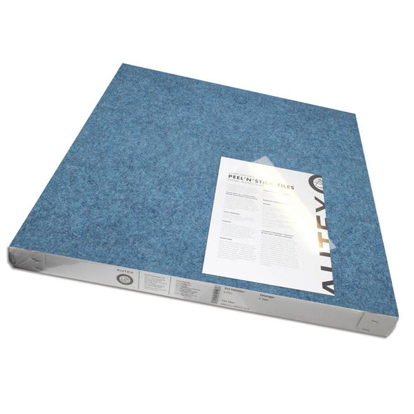 Visionchart Autex Acoustic Fabric Peel N Stick Tiles 600 X 600Mm Stonewash Pack 6 QSTSTO - SuperOffice