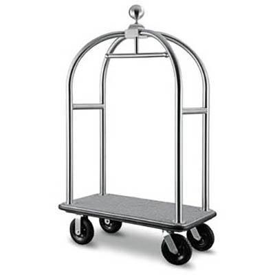 Visionchart Birdcage Luggage Trolley Marine Grade Brushed Stainless Steel VG2101-M - SuperOffice