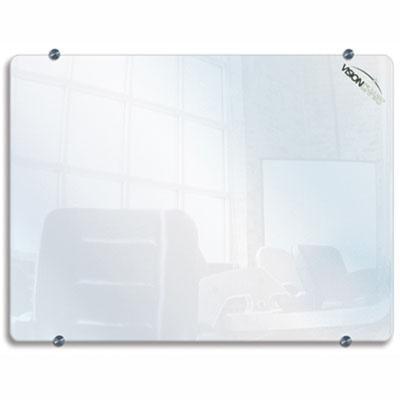 Visionchart Clarion Glassboard 900 X 600Mm White VGC9060-W - SuperOffice
