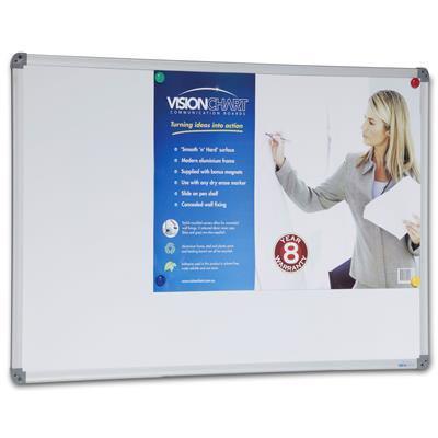 Visionchart Communicate Magnetic Whiteboard 1200 X 900Mm VB1290 - SuperOffice