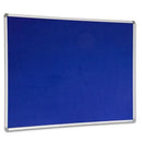 Visionchart Corporate Felt Pinboard Aluminium Frame 1800 X 1200Mm Royal Blue VF1812D - SuperOffice