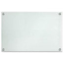 Visionchart Designer Non-Magnetic Glassboard 1200 X 1200Mm White GB05 - SuperOffice