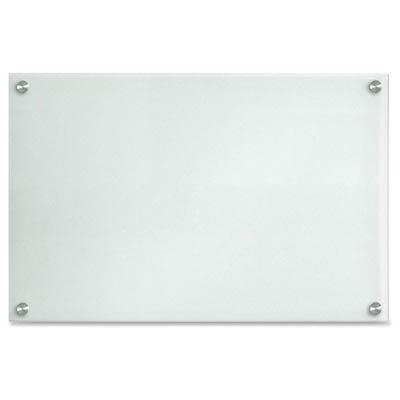 Visionchart Designer Non-Magnetic Glassboard 900 X 1800Mm White GB08 - SuperOffice