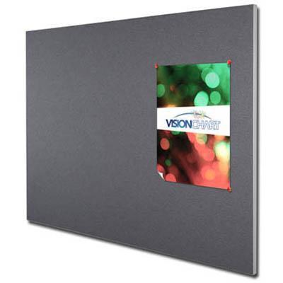Visionchart Edge Lx7000 Fabric Pinboard 1200 X 1200Mm Rim Triology LX7-1212-R - SuperOffice