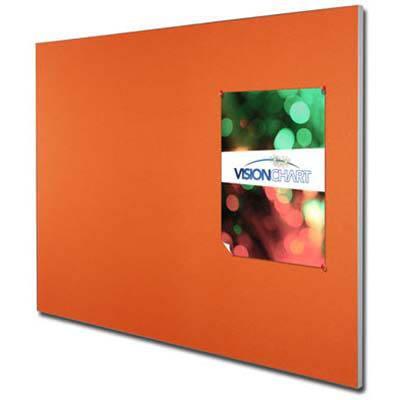 Visionchart Edge Lx7000 Fabric Pinboard 1200 X 1200Mm Suzette Fabric LX7-1212-S - SuperOffice