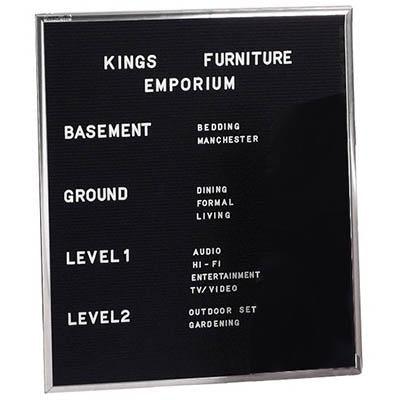 Visionchart Executive Letterboard 1200 X 750Mm EXLB1275 - SuperOffice
