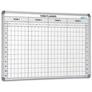 Visionchart Magnetic Whiteboard School Planner 4 Term 1200 X 900Mm VDT001 - SuperOffice