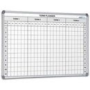 Visionchart Magnetic Whiteboard School Planner 4 Term 2400 X 1200Mm VDT003 - SuperOffice