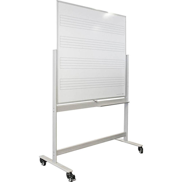 Visionchart Mobile Music Whiteboard 1200 X 1200Mm VM1212-M - SuperOffice
