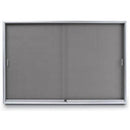 Visionchart Notice Case Sliding Door 1500 X 900Mm Velour SGCFR2 - SuperOffice