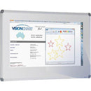 Visionchart Projection Porcelain Whiteboard 2400 X 1200Mm MBP11-P - SuperOffice