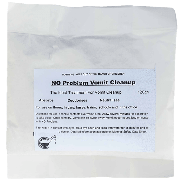 Vomit Clean-Up 120g Satchel Deoderiser Neutralise 18506 - SuperOffice