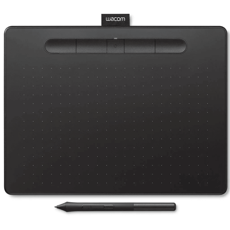 Wacom Intuos Creative Graphics Drawing Tablet Bluetooth Medium w/ Pen CTL-6100WL/K0-C - SuperOffice