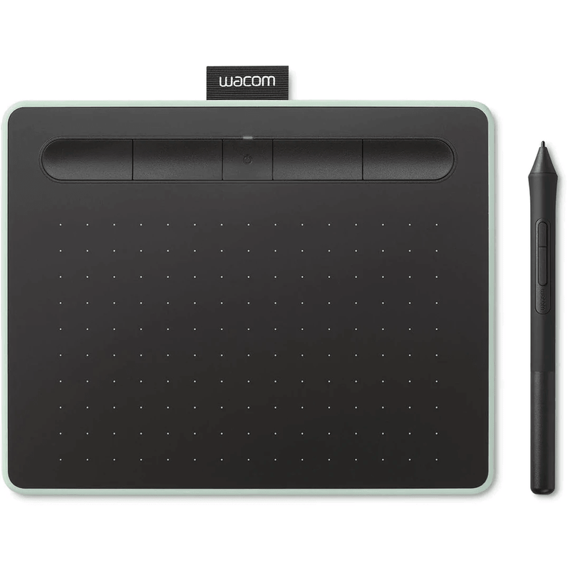 Wacom Intuos Creative Graphics Drawing Tablet Bluetooth Small w/ Pen Pistachio Green CTL-4100WL/E0-C - SuperOffice