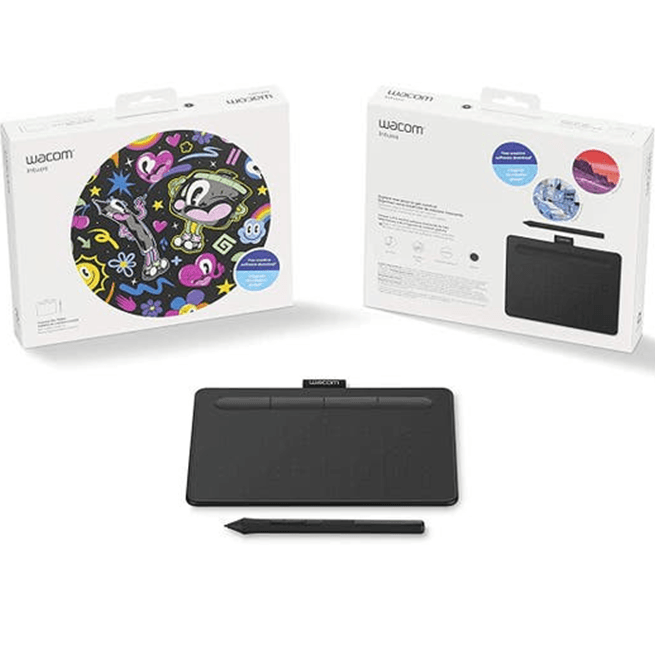 Wacom Intuos Creative Graphics Drawing Tablet Small w/ Pen CTL-4100/K0-C - SuperOffice