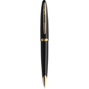 Waterman Carene Ballpoint Pen Lacquer Black Gold Trim Gift Box S0700380 - SuperOffice
