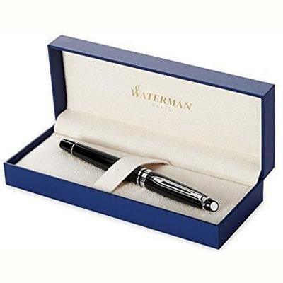 Waterman Expert Ballpoint Pen Laque Black Chrome Trim AP013553 - SuperOffice