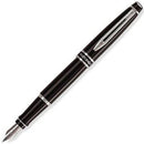 Waterman Expert Fountain Pen Laque Black Chrome Trim AP013550P - SuperOffice