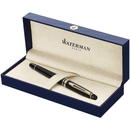 Waterman Expert Rollerball Pen Laquer Black Gold Trim Gift Box S0951680 - SuperOffice