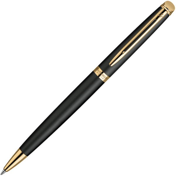 Waterman Hemisphere Ballpoint Pen Matte Black Gold Trim S0920770 or S20102011 - SuperOffice