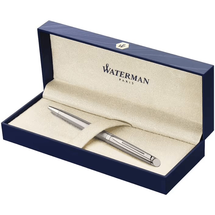 Waterman Hemisphere Ballpoint Pen Stainless Steel Chrome Palladium Trim S20102007 / S0920470 - SuperOffice