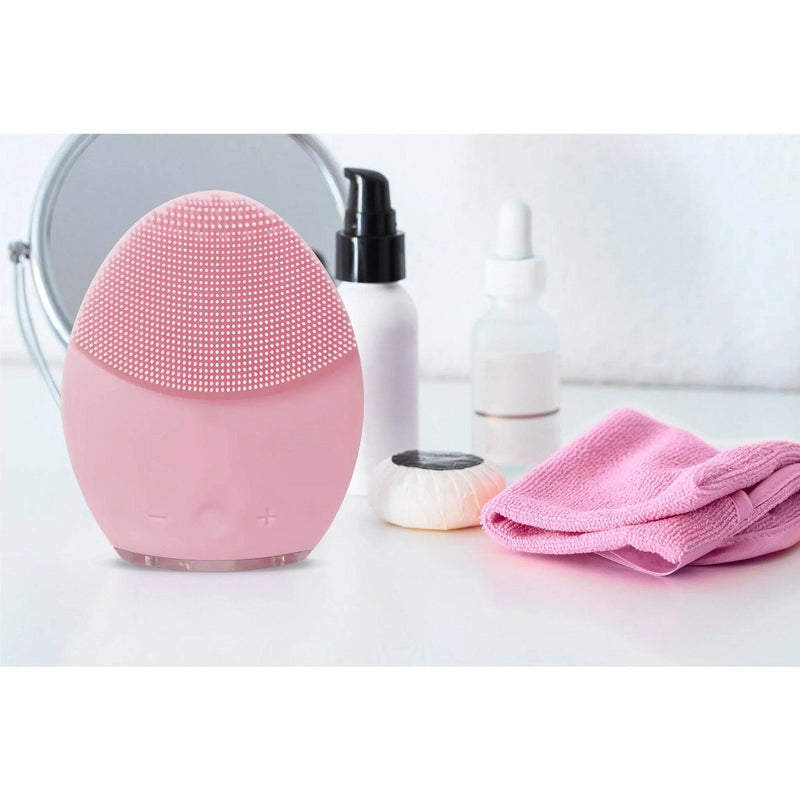 Wellcare Face Vibrating Cleaning Brush Pink WC-CFB03PK - SuperOffice