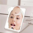 Wellcare Foldable Make-up Beauty Mirror with Adjustable LED Lights WCSM161 - SuperOffice