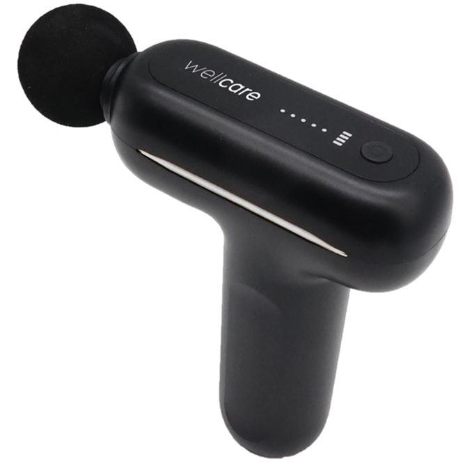 Wellcare Mini Percussion Massage Gun Portable Black FE-5865 - SuperOffice