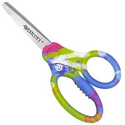 Westcott Graffiti Scissors Blunt Tip Stainless Steel Blade 5 Inch 14814 - SuperOffice