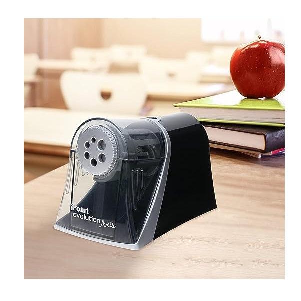 Westcott iPoint Evolution Axis Heavy Duty Electric Pencil Sharpener Multi Size Holes 15509 - SuperOffice
