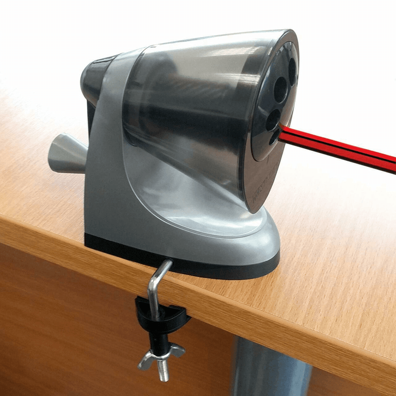 Westcott iPoint Titanium Classact Manual Rotary Pencil Sharpener Various Holes Sizes 15088 - SuperOffice