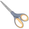 Westcott Titanium Bonded Scissors Clipped Tip Straight Handle 8" Inch Gray/Yellow 13529 - SuperOffice