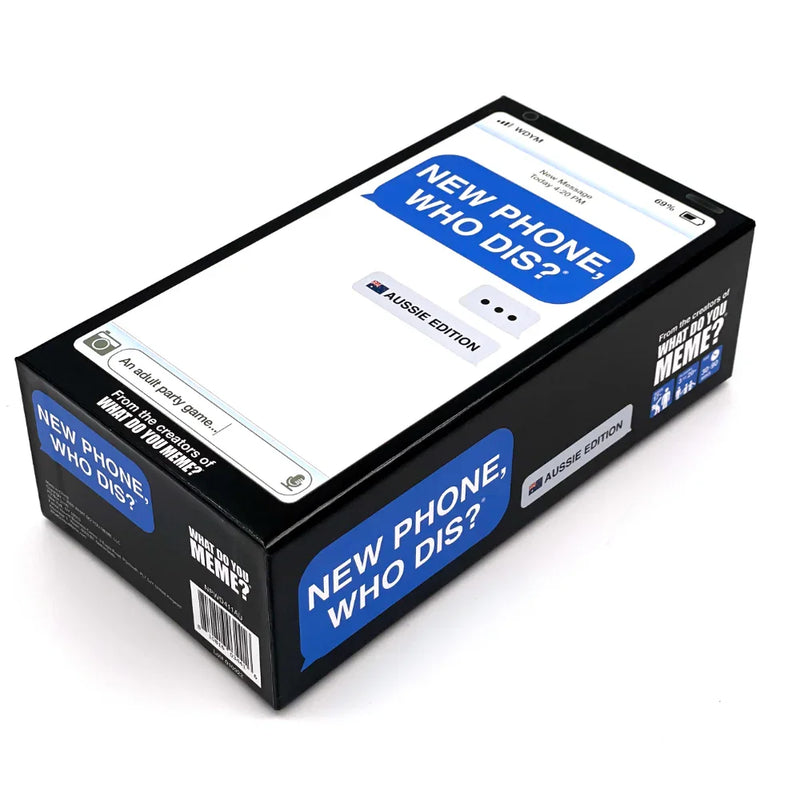What Do You Meme New Phone Who Dis? Aussie Edition Party Game 810816034416 - SuperOffice