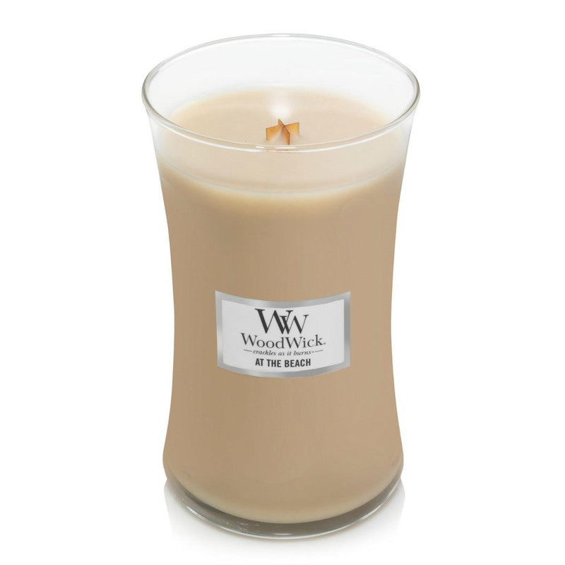Woodwick At The Beach Large Candle Crackles As It Burns 610G Hourglass 93250 - SuperOffice