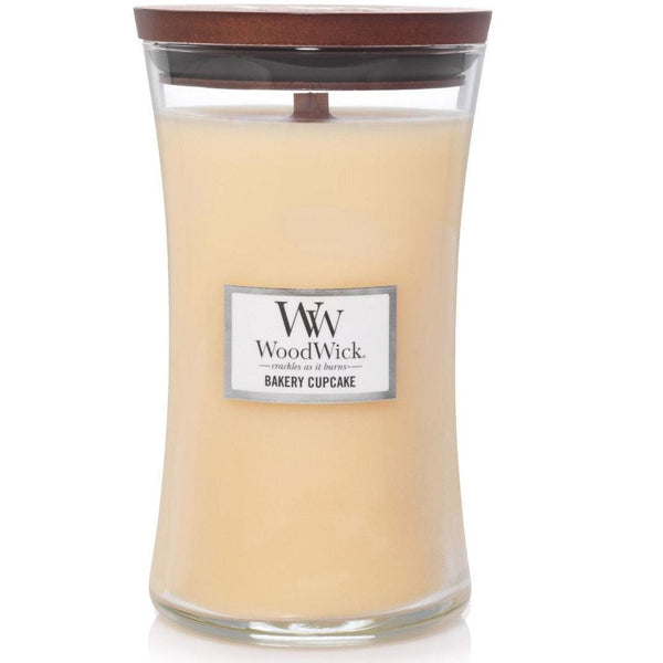 WoodWick Bakery Cupcake Large Candle Crackles As It Burns 610G Hourglass 93251 - SuperOffice