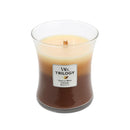 WoodWick Cafe Sweets Trilogy Medium Candle Crackles As It Burns 275G Hourglass WW92904 - SuperOffice