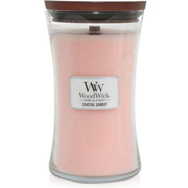 WoodWick Coastel Sunset Large Candle Crackles As It Burns 610G Hourglass 93049 - SuperOffice