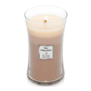 Woodwick Golden Treats Trilogy Large Candle Crackles As It Burns 610G Hourglass 1647929 - SuperOffice