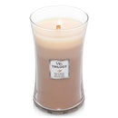 Woodwick Golden Treats Trilogy Large Candle Crackles As It Burns 610G Hourglass 1647929 - SuperOffice