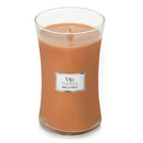 WoodWick Golden Vanilla Toffee Large Candle Crackles As It Burns 610G Hourglass 1666275 - SuperOffice