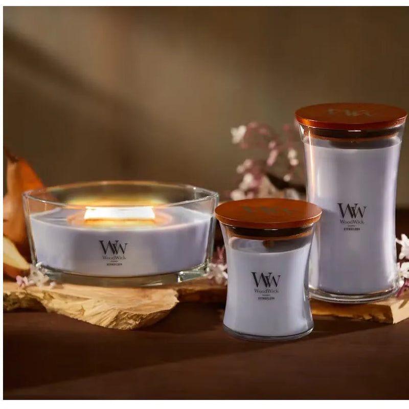 WoodWick Hypnoflora Large Candle Crackles As It Burns 610G Hourglass WW1759801 - SuperOffice